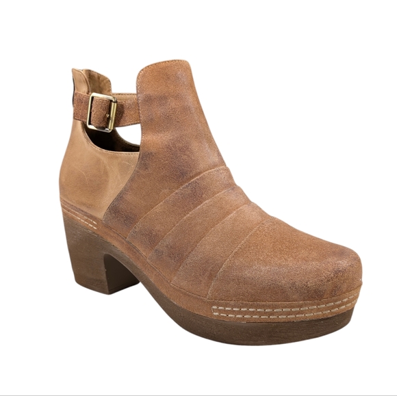 Antelope Platform Moa Clog/Booties GUC $199 Size 41 US 10   S3143 - Picture 2 of 12
